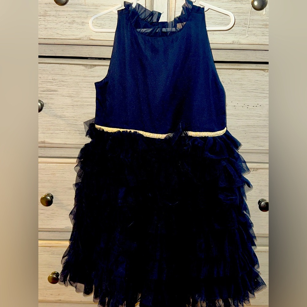 Janie and Jack tiered ruffled tuille dress